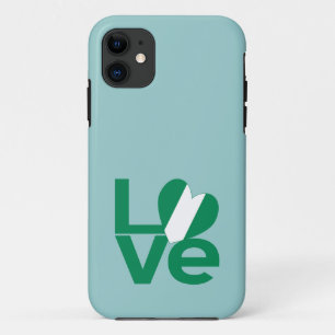 Nigeriaanse Groene LIEFDE Hart Vlag iPhone 11 Hoesje