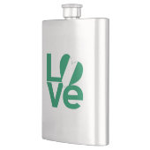 Nigeriaanse Groene LIEFDE Hartvlag Heupfles (Links)