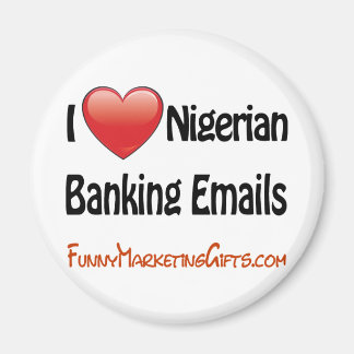 Nigeriaanse Humor e-mail voor bankieren Magneet