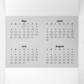 Nigeriaanse kalender 2024 drieluik programma (Binnenkant midden)