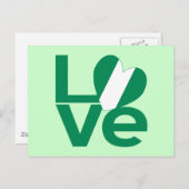 Nigeriaanse liefde briefkaart (Voorkant / Achterkant)
