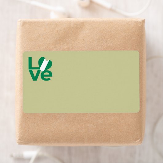 Nigeriaanse liefde etiket (Insitu)