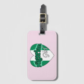 Nigeriaanse Meisje Bagagelabel (Voorkant (verticaal))