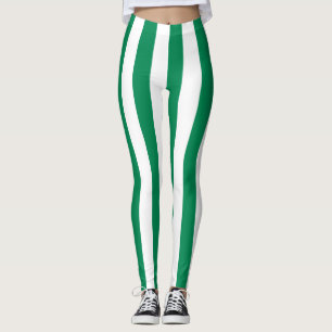 Nigeriaanse nationale vlagkleuren - Verticaal gest Leggings