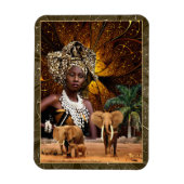 Nigeriaanse priestess magneet (Verticaal)