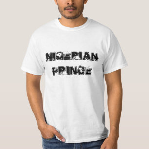 Nigeriaanse prins t-shirt