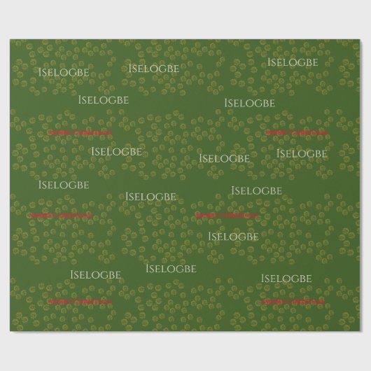 Nigeriaanse print cadeaupapier (Vlak)