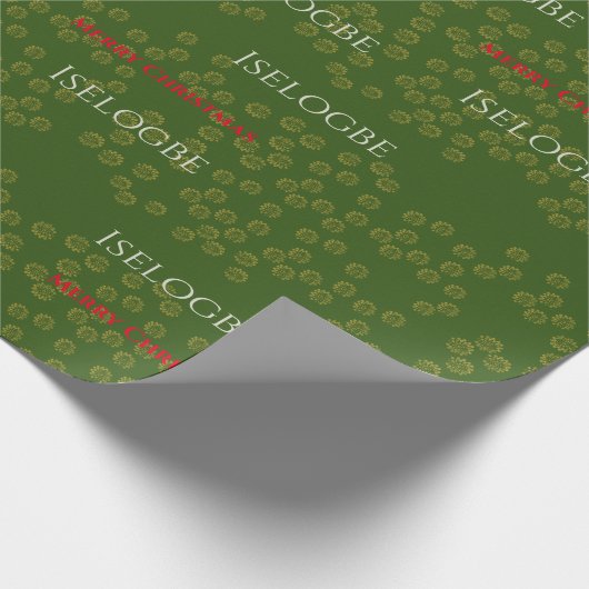 Nigeriaanse print cadeaupapier (Hoek)