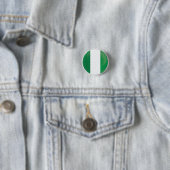 Nigeriaanse ronde pictogramvlag button 3,2 cm (In situ)
