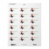 Nigeriaanse Sticker voor kerstcadeautjes Label (Full Sheet)