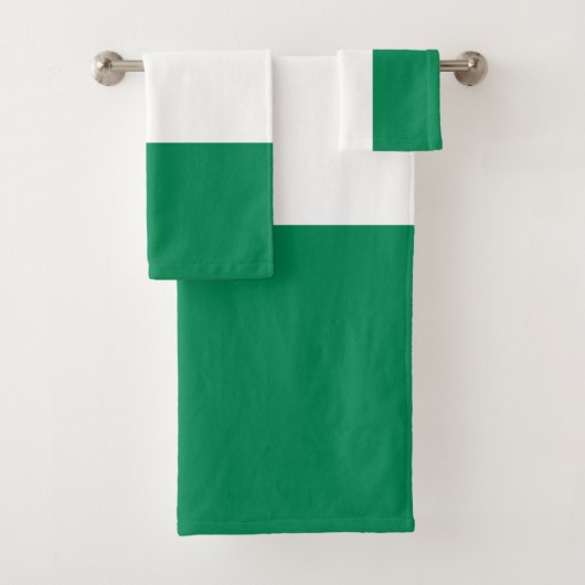 Nigeriaanse vlag bad handdoek (Insitu)
