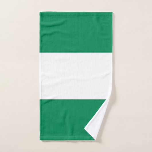 Nigeriaanse vlag bad handdoek (Handdoek)
