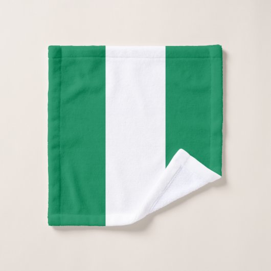 Nigeriaanse vlag bad handdoek (Wasdoekje)