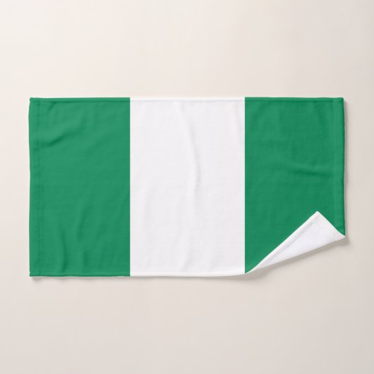 Nigeriaanse vlag bad handdoek (Handdoek)