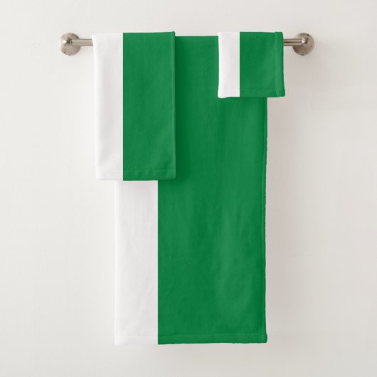Nigeriaanse vlag bad handdoek (Insitu)