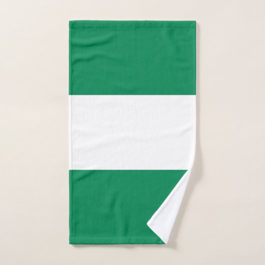 Nigeriaanse vlag bad handdoek (Handdoek)