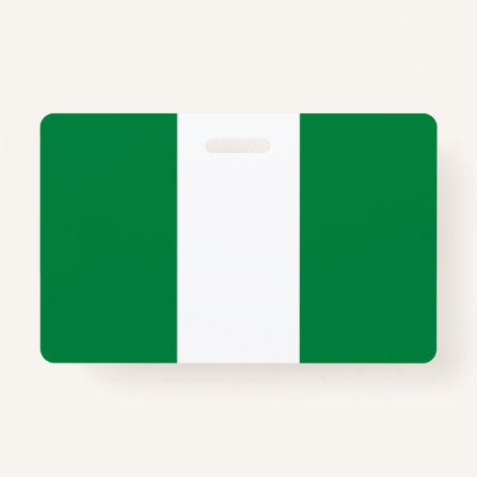 Nigeriaanse vlag badge (Voorkant)