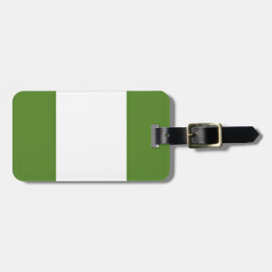 Nigeriaanse vlag bagagelabel