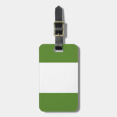 Nigeriaanse vlag bagagelabel (Voorkant verticaal)