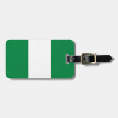 Nigeriaanse vlag bagagelabel (Voorkant horizontaal)