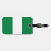 Nigeriaanse vlag bagagelabel (Achterkant horizontaal)