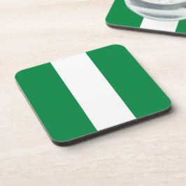Nigeriaanse vlag bier onderzetter