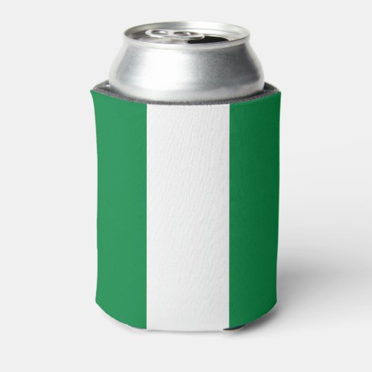 Nigeriaanse vlag blikjeskoeler (Blikje Achterkant)