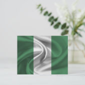 Nigeriaanse vlag briefkaart (Staand voorkant)