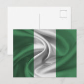 Nigeriaanse vlag briefkaart (Voorkant / Achterkant)
