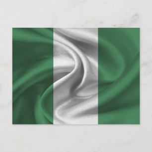 Nigeriaanse vlag briefkaart