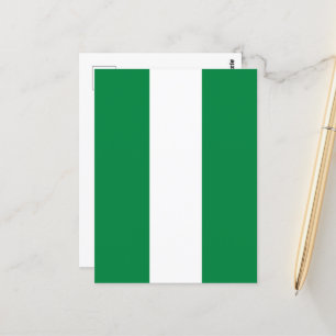 Nigeriaanse vlag briefkaart