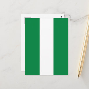 Nigeriaanse vlag briefkaart