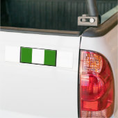 Nigeriaanse vlag bumpersticker (Op Truck)