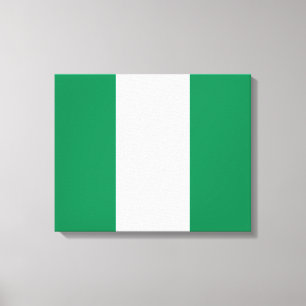 Nigeriaanse vlag canvas afdruk