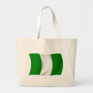 Nigeriaanse vlag Canvas tas