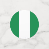 Nigeriaanse vlag confetti (Kleine voorkant)
