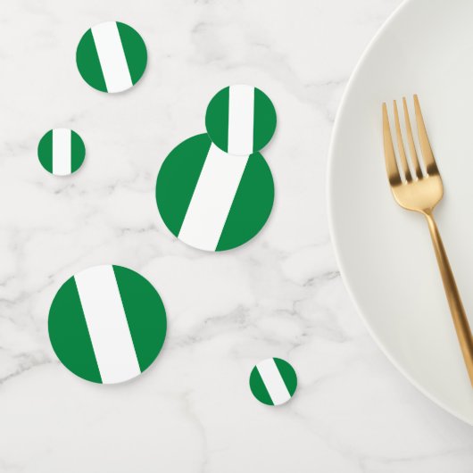 Nigeriaanse vlag confetti (Groep)