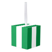 Nigeriaanse vlag decoratie (Achter hoekig)