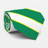 Nigeriaanse vlag Elegante Patriottische Stropdas (Opgerold)