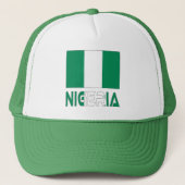Nigeriaanse vlag en Nigeria Trucker Pet (Voorkant)
