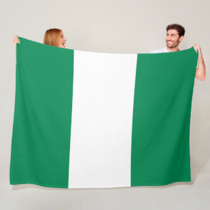Nigeriaanse vlag fleece deken