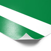 Nigeriaanse vlag foto afdruk (Hoek)