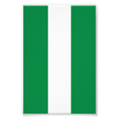 Nigeriaanse vlag foto afdruk (Voorkant)