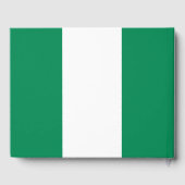 Nigeriaanse vlag gastenboek (Achterkant)