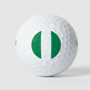 Nigeriaanse vlag golfballen
