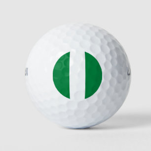 Nigeriaanse vlag golfballen