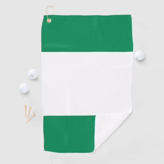 Nigeriaanse vlag golfhanddoek (Insitu)