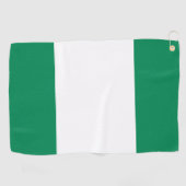 Nigeriaanse vlag golfhanddoek (Horizontaal)