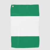 Nigeriaanse vlag golfhanddoek (Voorkant)