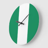 Nigeriaanse vlag grote klok (Hoek)
